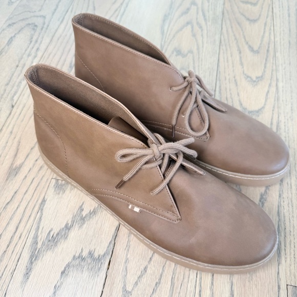 NWT Ben Sherman Men’s Ashford High-Top Sneaker Brown Leather Shoes Size 13 - Picture 11 of 14